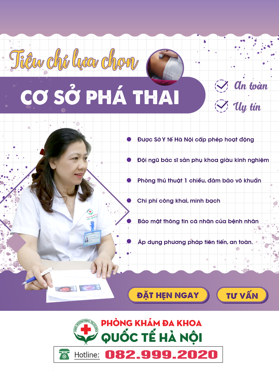 tiêu chí lựa chọn cơ sở phá thai